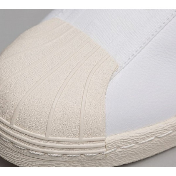 Günstig Adidas Superstar BW Slip On Damen Weiß Walkingschuhe Auf Verkauf