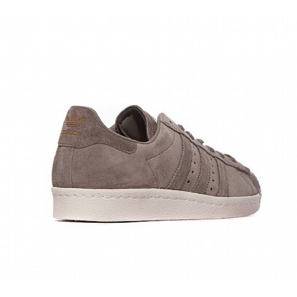 Günstig Adidas Superstar 80s Damen Khaki Turnschuhe Auf Verkauf