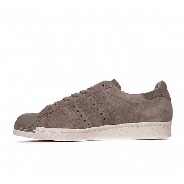 Günstig Adidas Superstar 80s Damen Khaki Turnschuhe Auf Verkauf