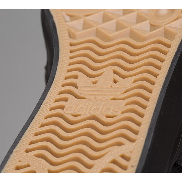 Günstig Adidas Nizza Low Herren Schwarz Leinenschuhe Auslauf