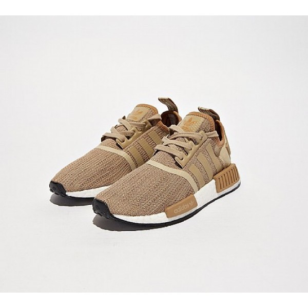 Günstig Adidas NMD R1 Damen Kamel Laufschuhe Auslauf