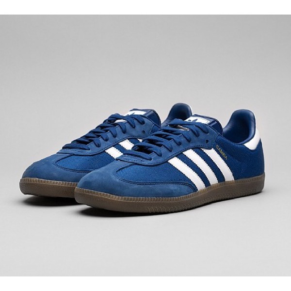 Günstig Adidas Samba OG Herren Blau Turnschuhe Online Bestellen