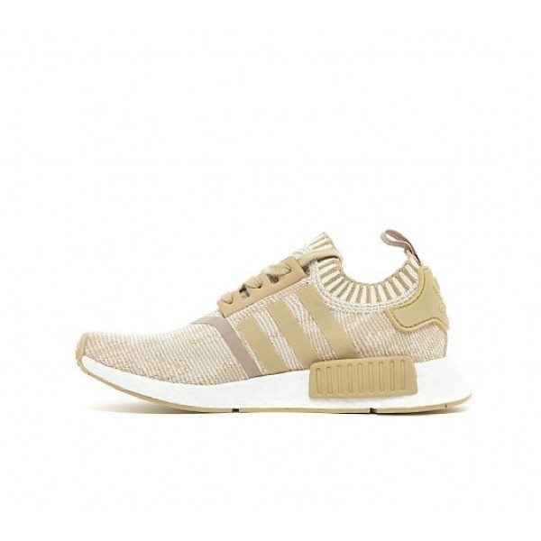 Günstig Adidas NMD R1 Primeknit Damen Khaki Laufschuhe Auf Verkauf