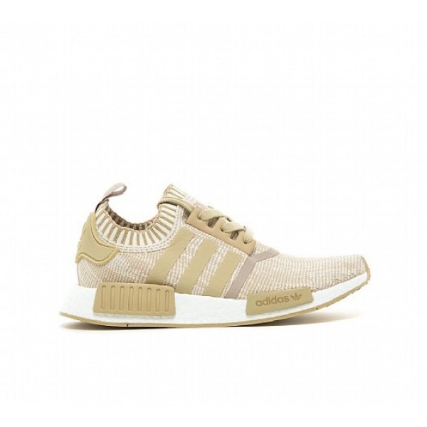 Günstig Adidas NMD R1 Primeknit Damen Khaki Laufschuhe Auf Verkauf