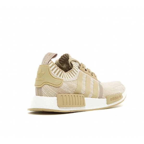 Günstig Adidas NMD R1 Primeknit Damen Khaki Laufschuhe Auf Verkauf