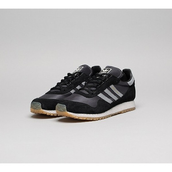 Neu Adidas New York Herren Schwarz Turnschuhe Outlet