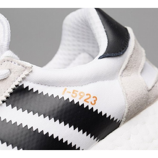 Neu Adidas I-5923 Boost Runner Herren Weiß Laufschuhe Outlet
