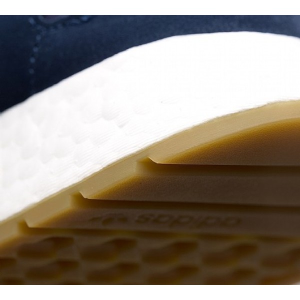 Neu Adidas I-5923 Boost Runner Herren Navy Laufschuhe Verkauf