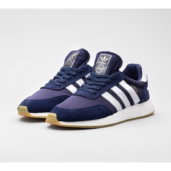 Neu Adidas I-5923 Boost Runner Herren Navy Laufschuhe Verkauf