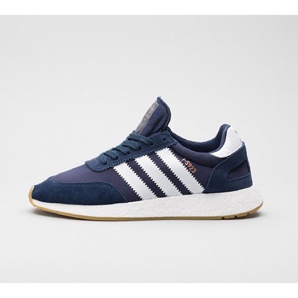 Neu Adidas I-5923 Boost Runner Herren Navy Laufsch...