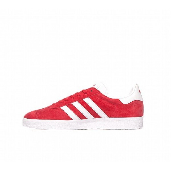 Neu Adidas Gazelle Herren Rot Turnschuhe Outlet