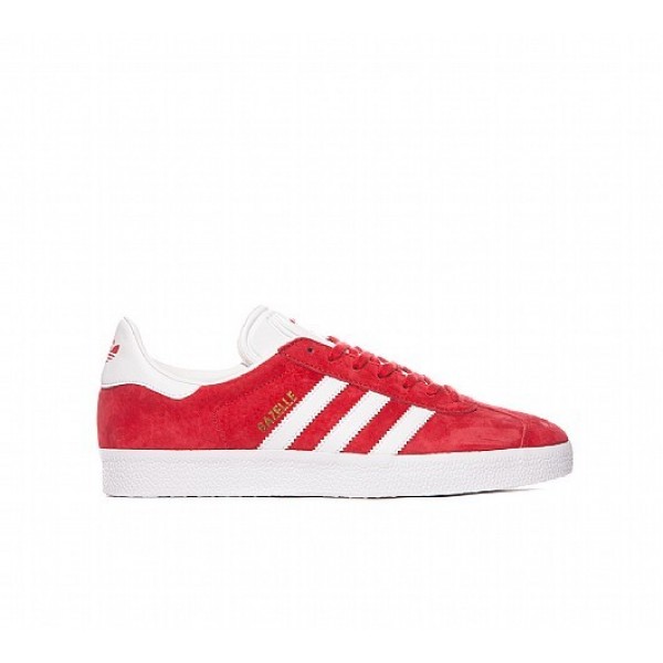 Neu Adidas Gazelle Herren Rot Turnschuhe Outlet