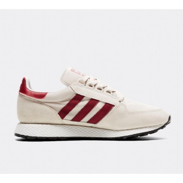 Neu Adidas Forest Grove Herren Beige Laufschuhe Auf Verkauf