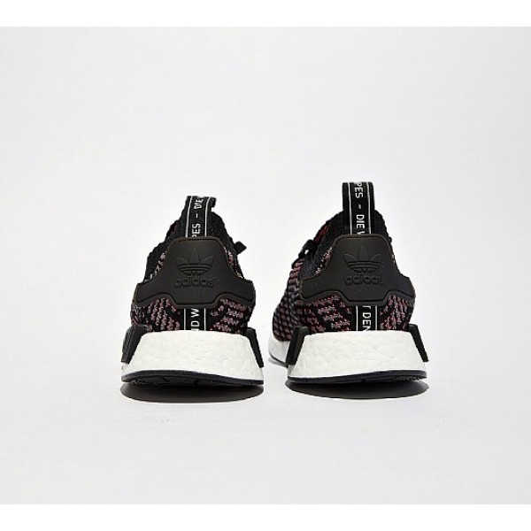 Neu Adidas NMD R1 Primeknit STLT Herren Schwarz Sportschuhe Verkauf