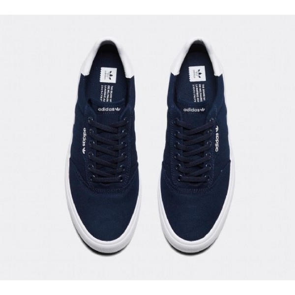 Neu Adidas 3MC Herren Navy Skate Schuhe Auf Verkauf