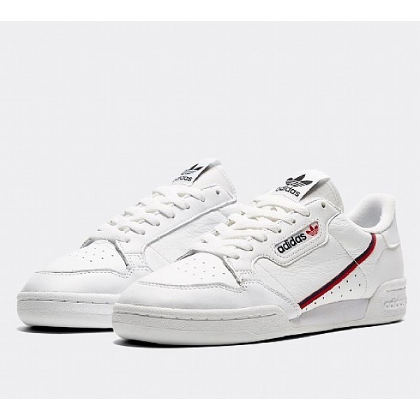 Neu Adidas Continental 80 Herren Weiß Tennisschuhe Verkauf