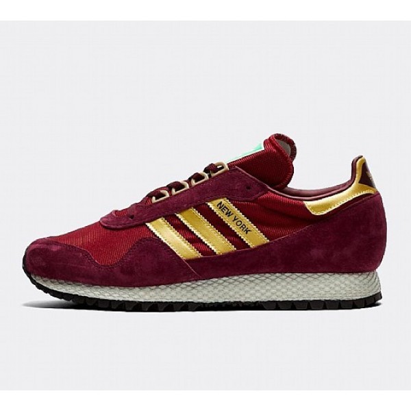 Billig Adidas New York Herren Kastanienbraun Turns...