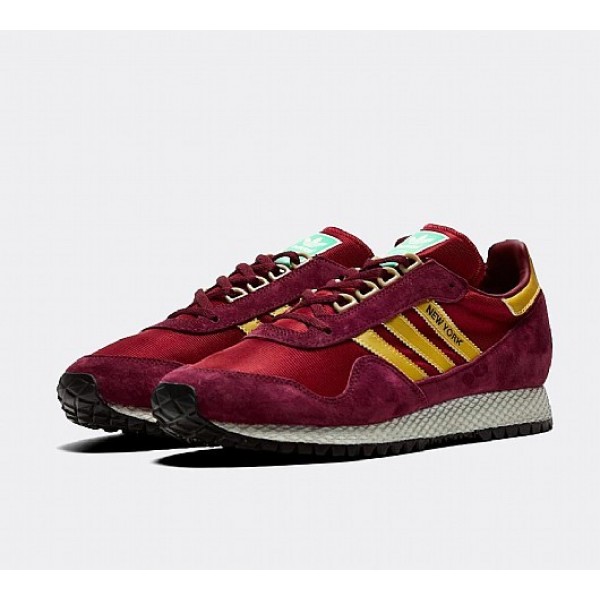 Billig Adidas New York Herren Kastanienbraun Turnschuhe Online