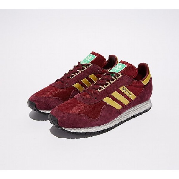 Billig Adidas New York Herren Kastanienbraun Turnschuhe Online