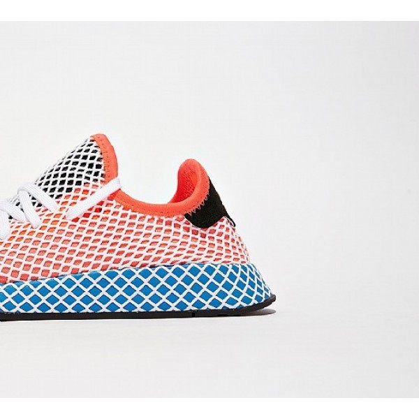 Billig Adidas Deerupt Runner Damen Rot Laufschuhe Auslauf