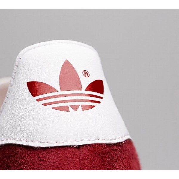 Billig Adidas Gazelle Damen Rot Turnschuhe Auslauf