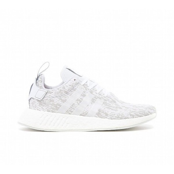 Billig Adidas NMD R2 Herren Weiß Laufschuhe Verkauf