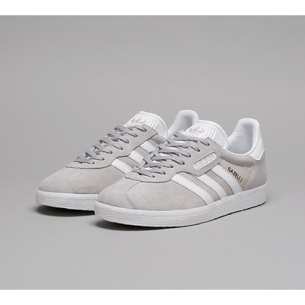 Billig Adidas Gazelle Super Essential Herren Grau Turnschuhe Verkauf