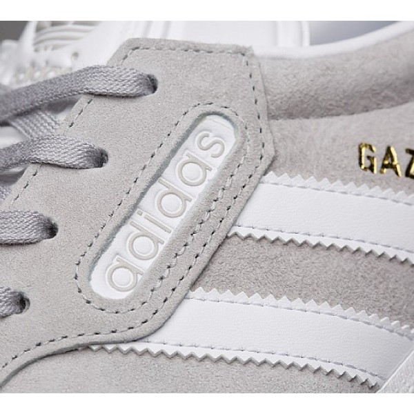 Billig Adidas Gazelle Super Essential Herren Grau Turnschuhe Verkauf