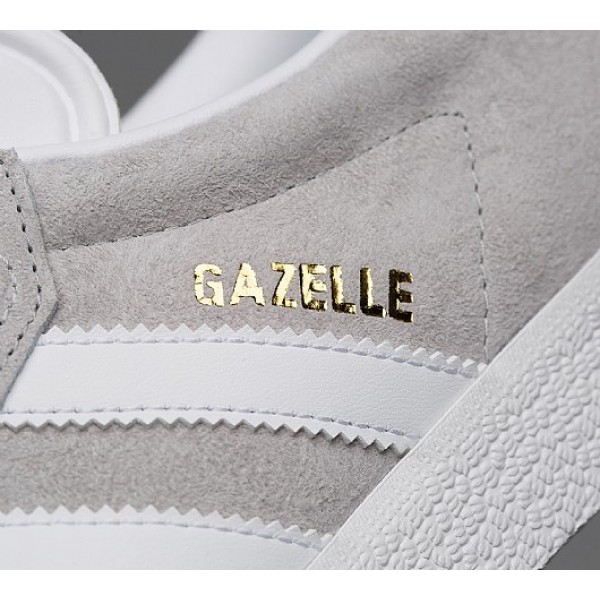 Billig Adidas Gazelle Super Essential Herren Grau Turnschuhe Verkauf