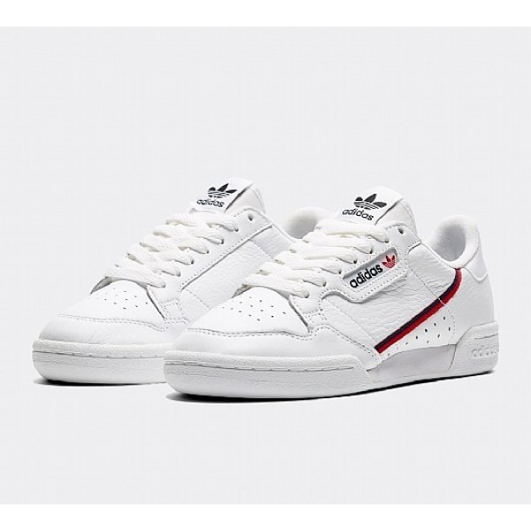 Billig Adidas Continental 80 Damen Weiß Tennisschuhe Outlet