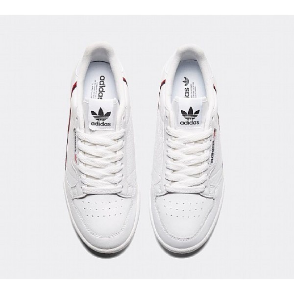 Billig Adidas Continental 80 Damen Weiß Tennisschuhe Outlet