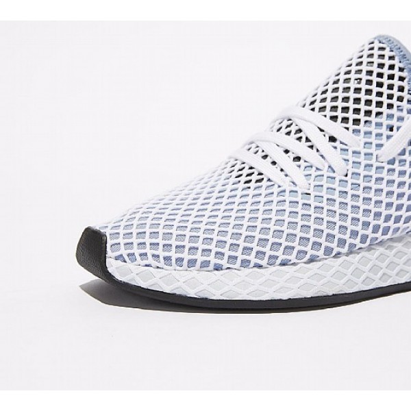 Billig Adidas Deerupt Runner Damen Blau Laufschuhe Outlet