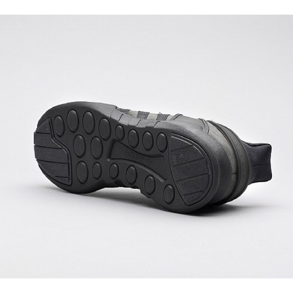 Billig Adidas EQT Support ADV Reflective Herren Schwarz Laufschuhe Outlet