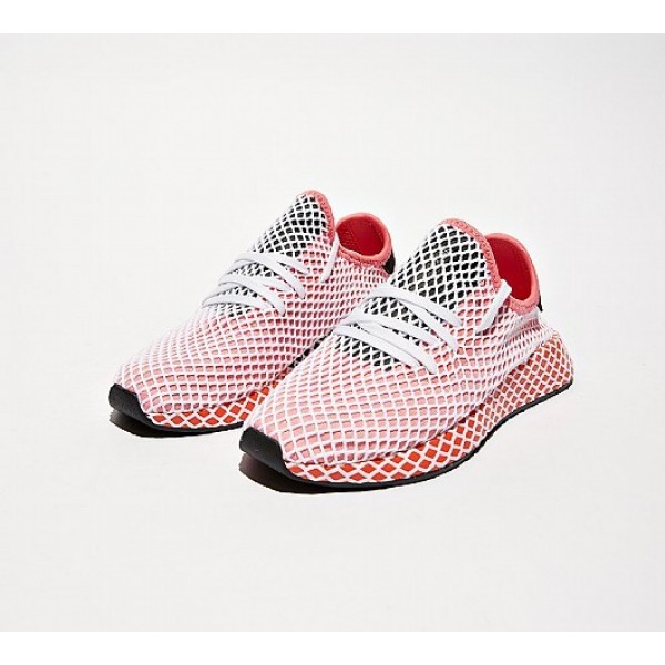 Günstig Adidas Deerupt Runner Damen Rot Laufschuhe Auslauf