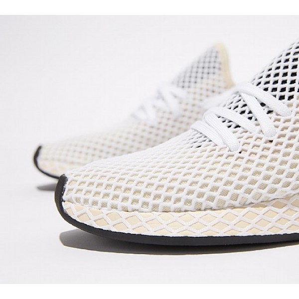 Günstig Adidas Deerupt Runner Damen Weiß Laufschuhe Outlet