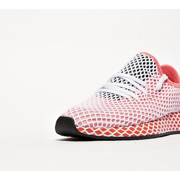 Günstig Adidas Deerupt Runner Damen Rot Laufschuhe Auslauf