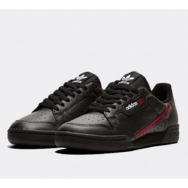 Günstig Adidas Continental 80 Herren Schwarz Tennisschuhe Verkauf