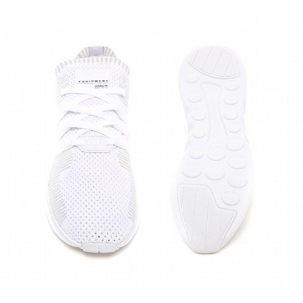 Billig Adidas EQT Support ADV Primeknit Herren Weiß Laufschuhe Auslauf