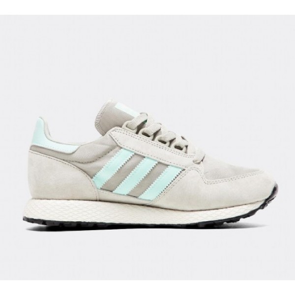 Billig Adidas Forest Grove Damen Khaki Laufschuhe Auf Verkauf