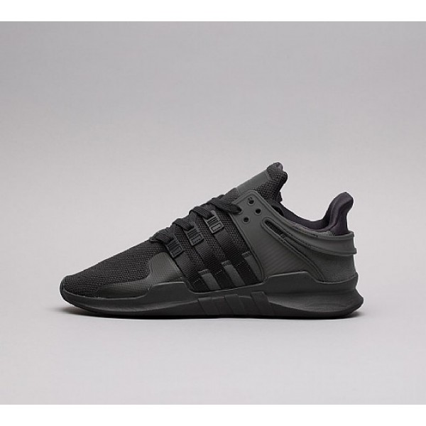 Billig Adidas EQT Support ADV Herren Schwarz Laufs...