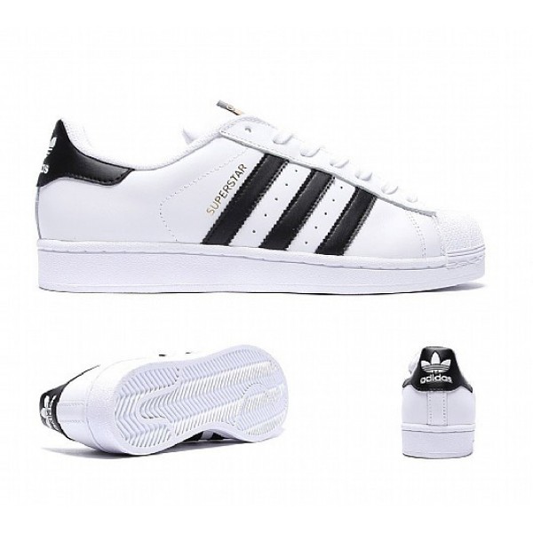 Neue Adidas Superstar Herren Weiß Turnschuhe Auslauf