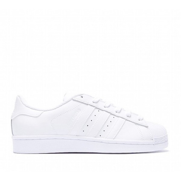 Neue Adidas Superstar Foundation Damen Weiß Turnschuhe Auf Verkauf
