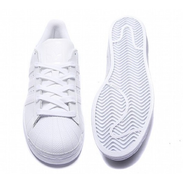 Neue Adidas Superstar Foundation Damen Weiß Turnschuhe Auf Verkauf