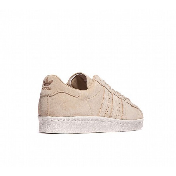 Neue Adidas Superstar 80s Damen Khaki Turnschuhe Verkauf