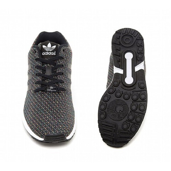 Neue Adidas ZX Flux Herren Schwarz Laufschuhe Auf Verkauf