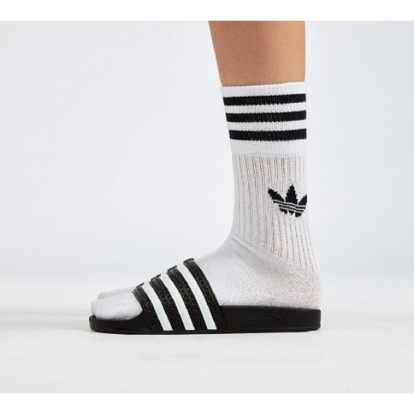 Stilvoll Adidas Adilette Damen Schwarz Sandalen Auf Verkauf