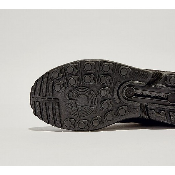 Neue Adidas ZX Flux Herren Schwarz Laufschuhe Auslauf