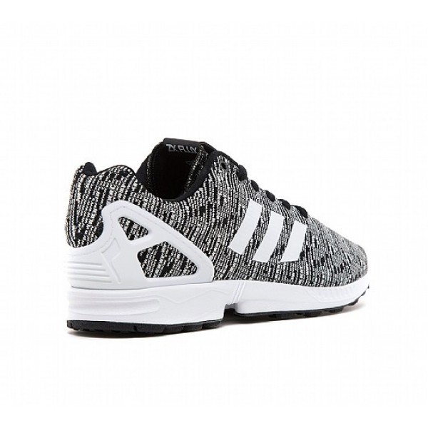 Neue Adidas ZX Flux Knit Herren Schwarz Laufschuhe Auslauf