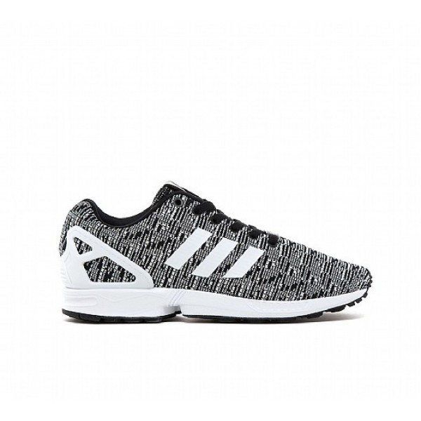 Neue Adidas ZX Flux Knit Herren Schwarz Laufschuhe Auslauf