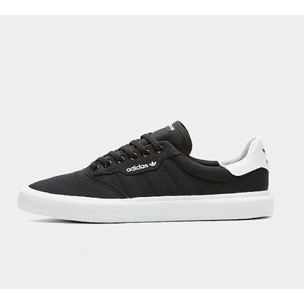 Stilvoll Adidas 3MC Herren Schwarz Skate Schuhe Auf Verkauf